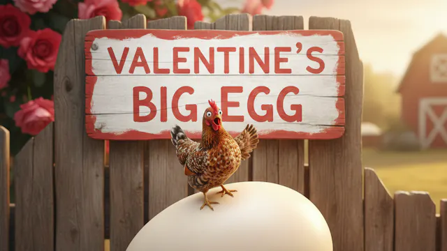 VALENTINE'S BIG EGG - a jumbo finale