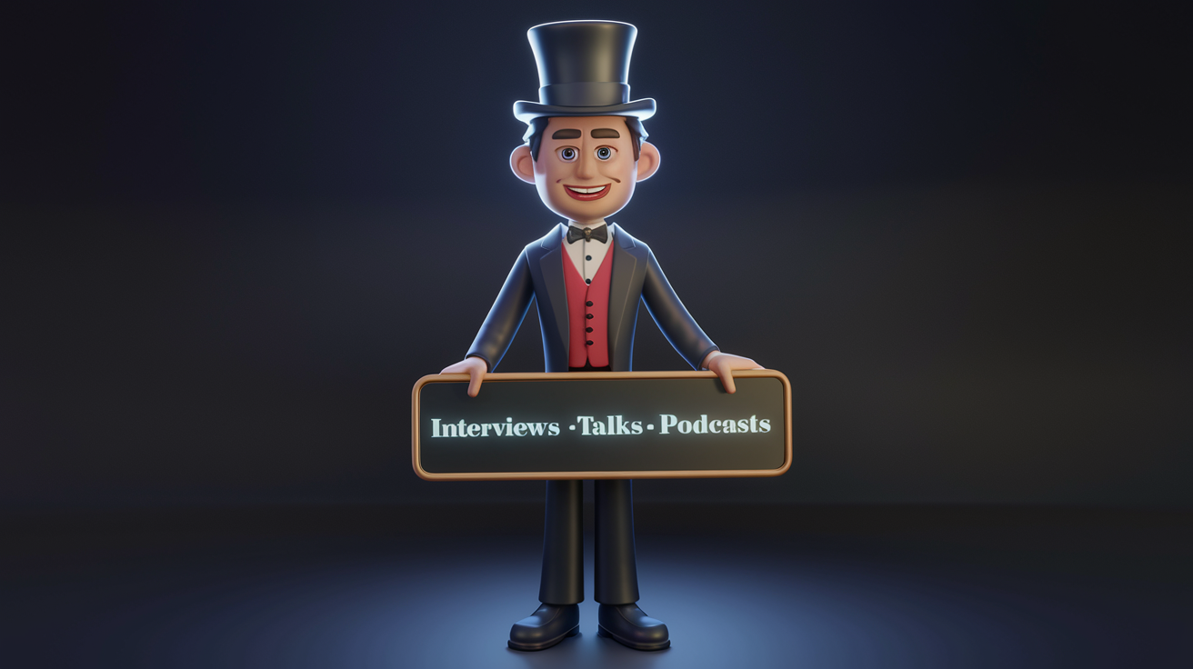 INTERVIEWS - TALKS - PODCASTS - over 45 videos on all topics!