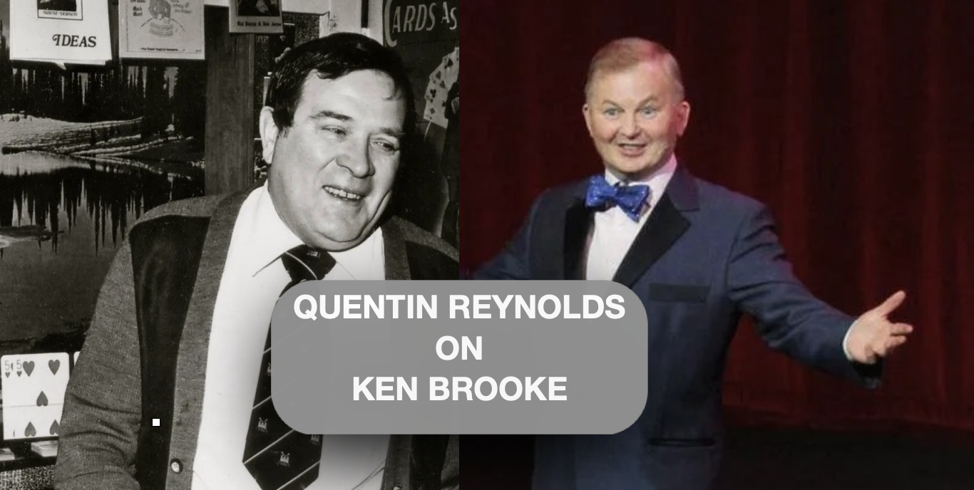 QUENTIN REYNOLDS ON KEN BROOKE'S LOST LECTURE