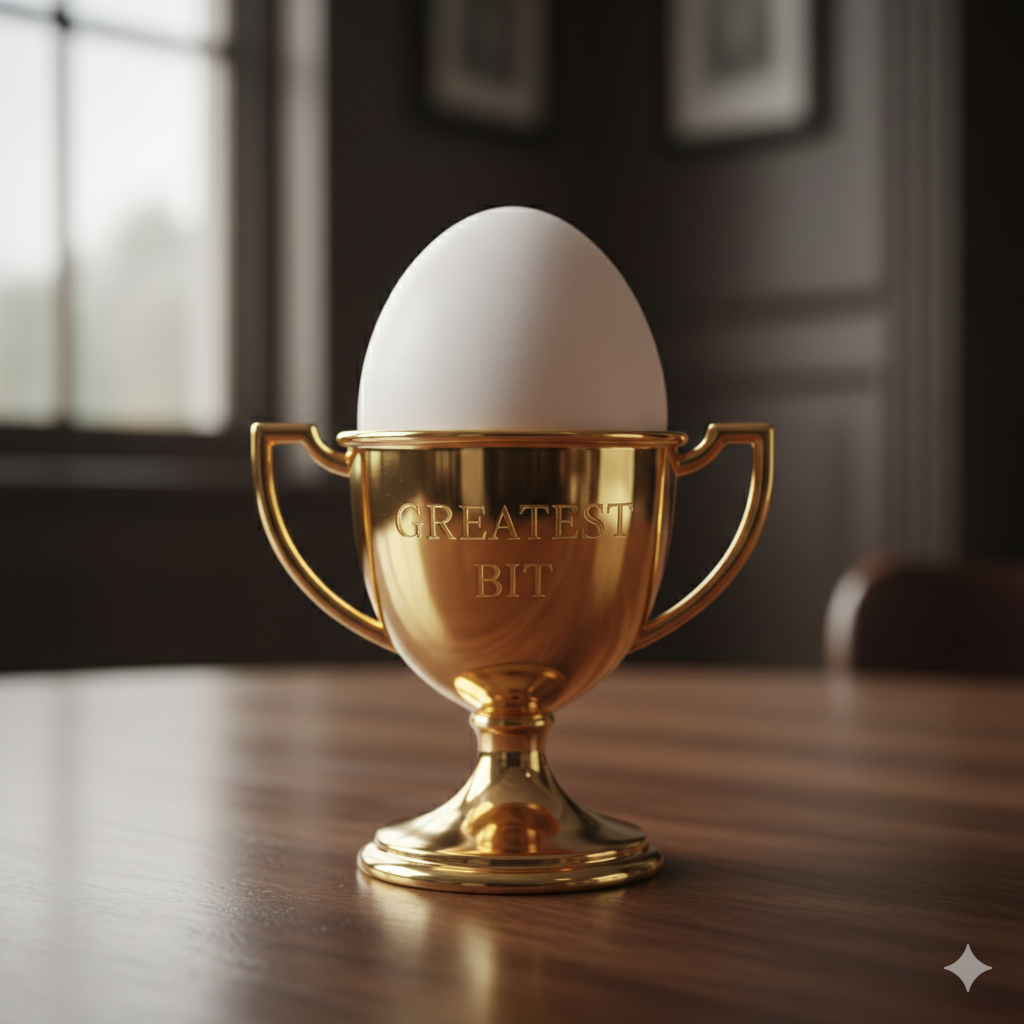 THE GREATEST EGG BAG BIT