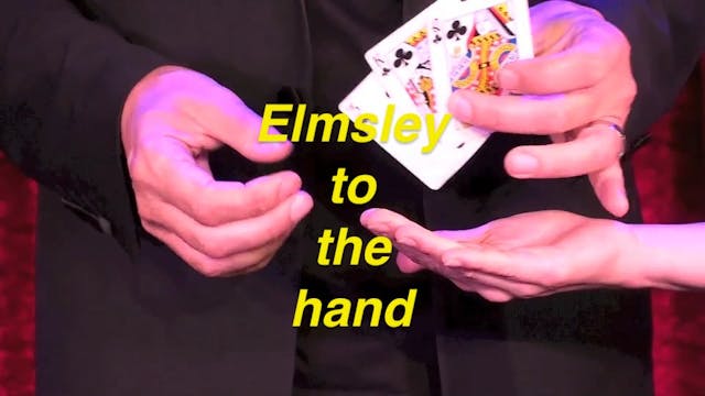 C2P ELMSLEY TO THE HAND