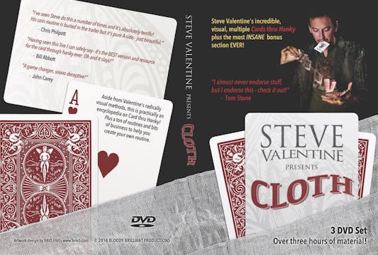 2 CLOTH PT2 - VARIOUS HANKY CARD FORCES