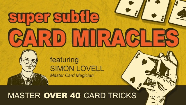 Super Subtle Card Magic - Instant Download
