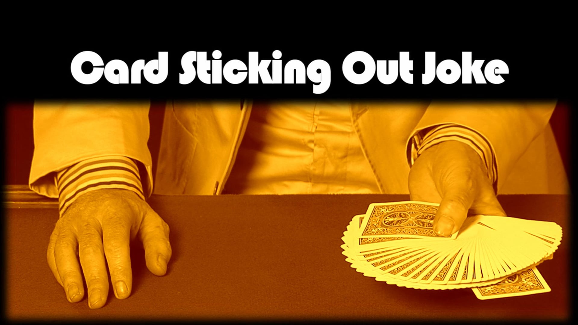 Card Sticking Out Joke 