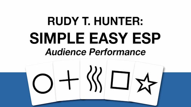 Rudy T. Hunter's Simple Easy ESP