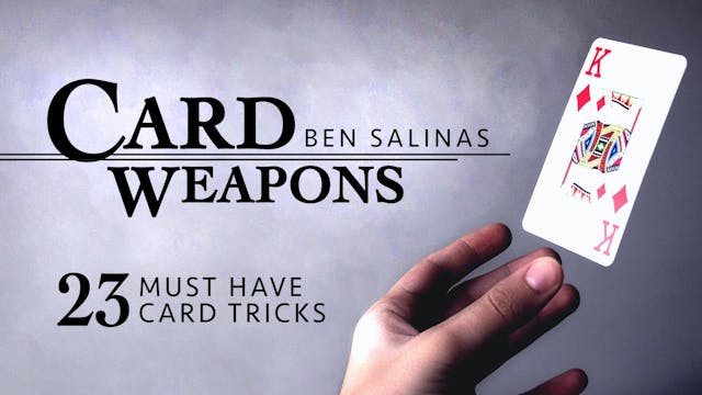 Card Weapons with Ben Salinas - Instant Download