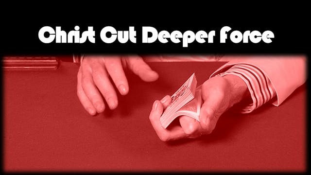 Christ Cut Deeper Force