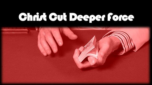 Christ Cut Deeper Force 