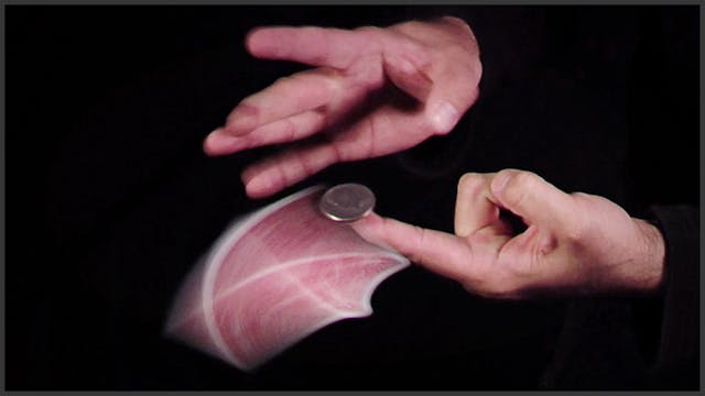 Flicking a Card from Under a Coin 