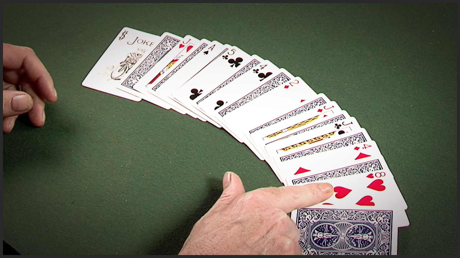 Topsy Turvy with a Chosen Card 