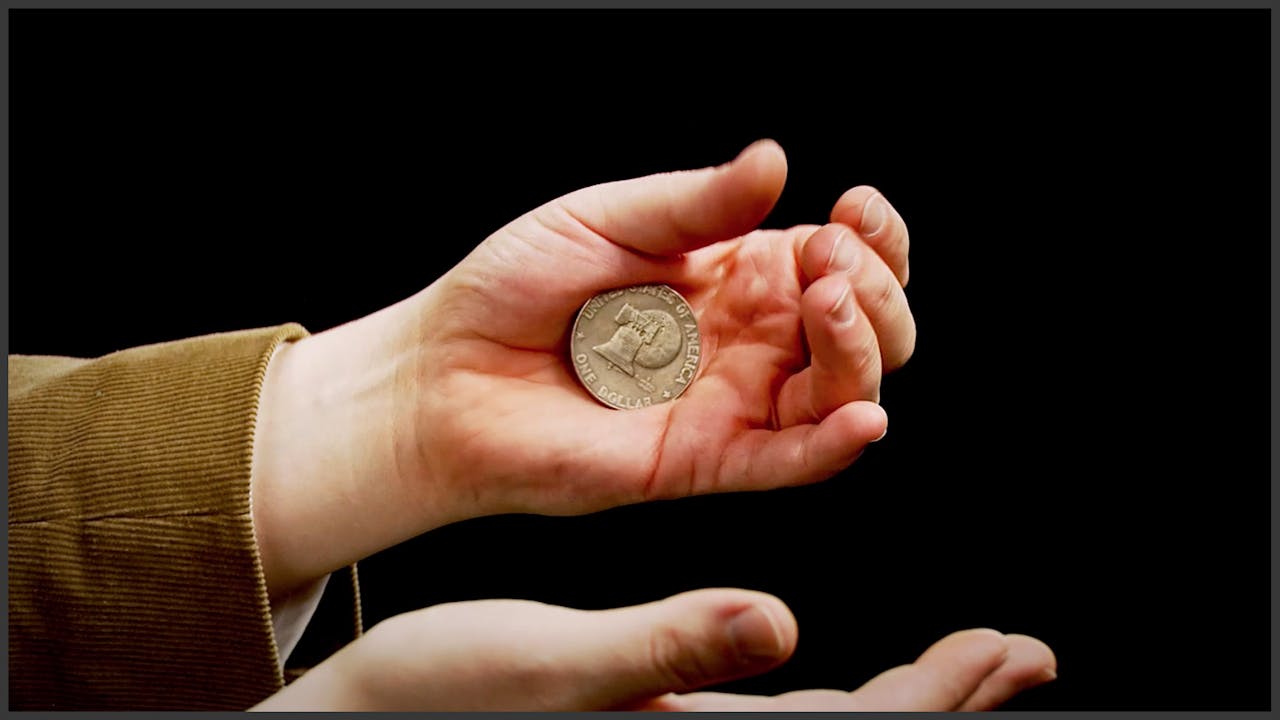 Classic Palm Liberty Coin Vanish Master Magic Tricks by Magic Makers