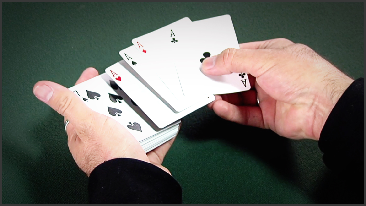 Hindu Shuffle Retaining the Bottom Stock