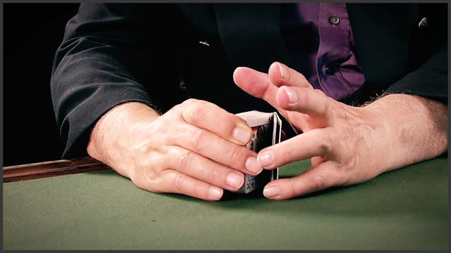Bottom Palm When Cards Are Riffled
