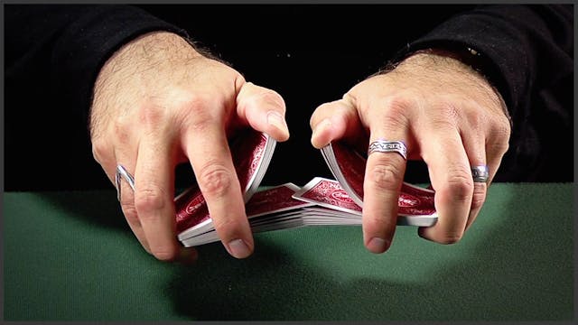 Off the Table False Riffle Shuffle