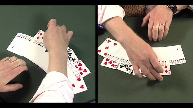 Selected Cards Pass Through a Handkerchief 