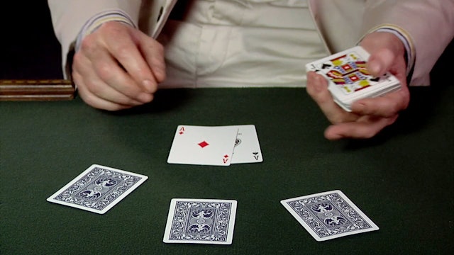 Overhand Stack for Two Cards 