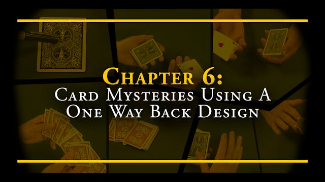 Encyc. Chapter 6: Card Mysteries Using One Way Back Design Full Volume Download