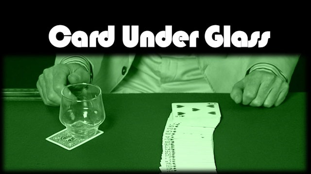 Card Under Glass 