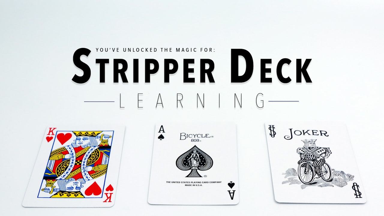 Stripper Deck - The Complete Course on MasterMagicTricks.com