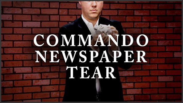 Commando Newspaper Tear