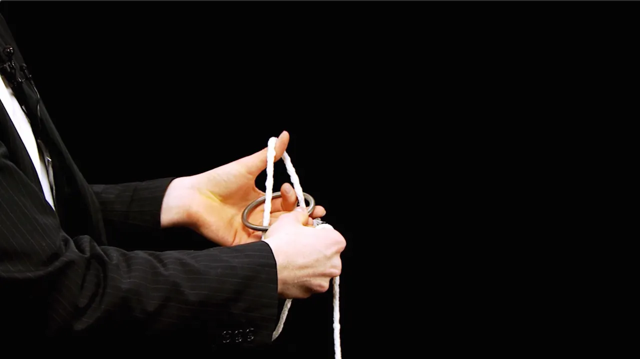 Rope and Ring Routine - Master Magic Tricks