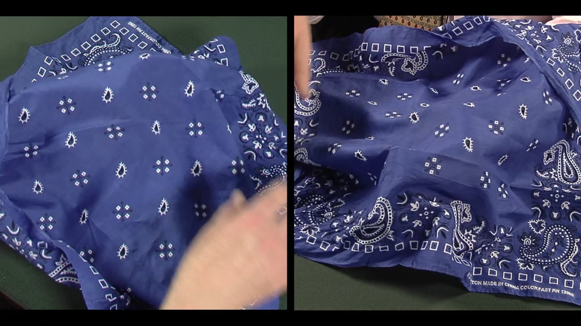 Selected Cards Pass Through a Handkerchief 