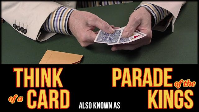 Think of a Card also known as Parade of Kings