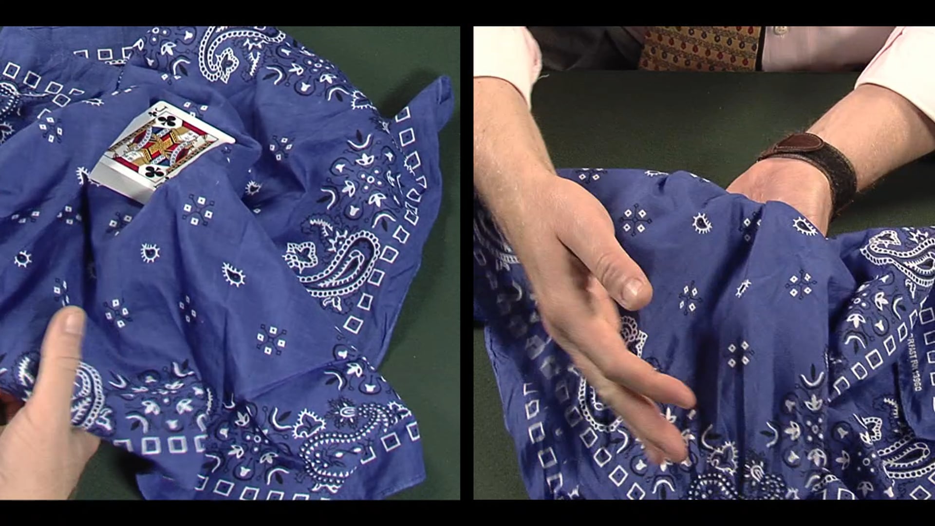 Card through Handkerchief 