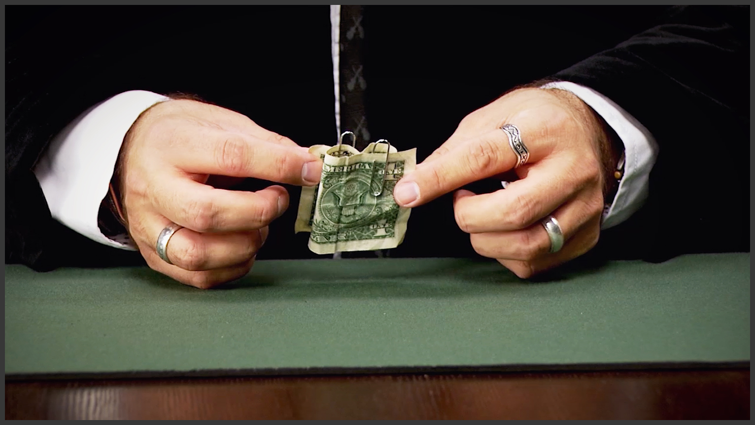 Paper Clip and Dollar Bill