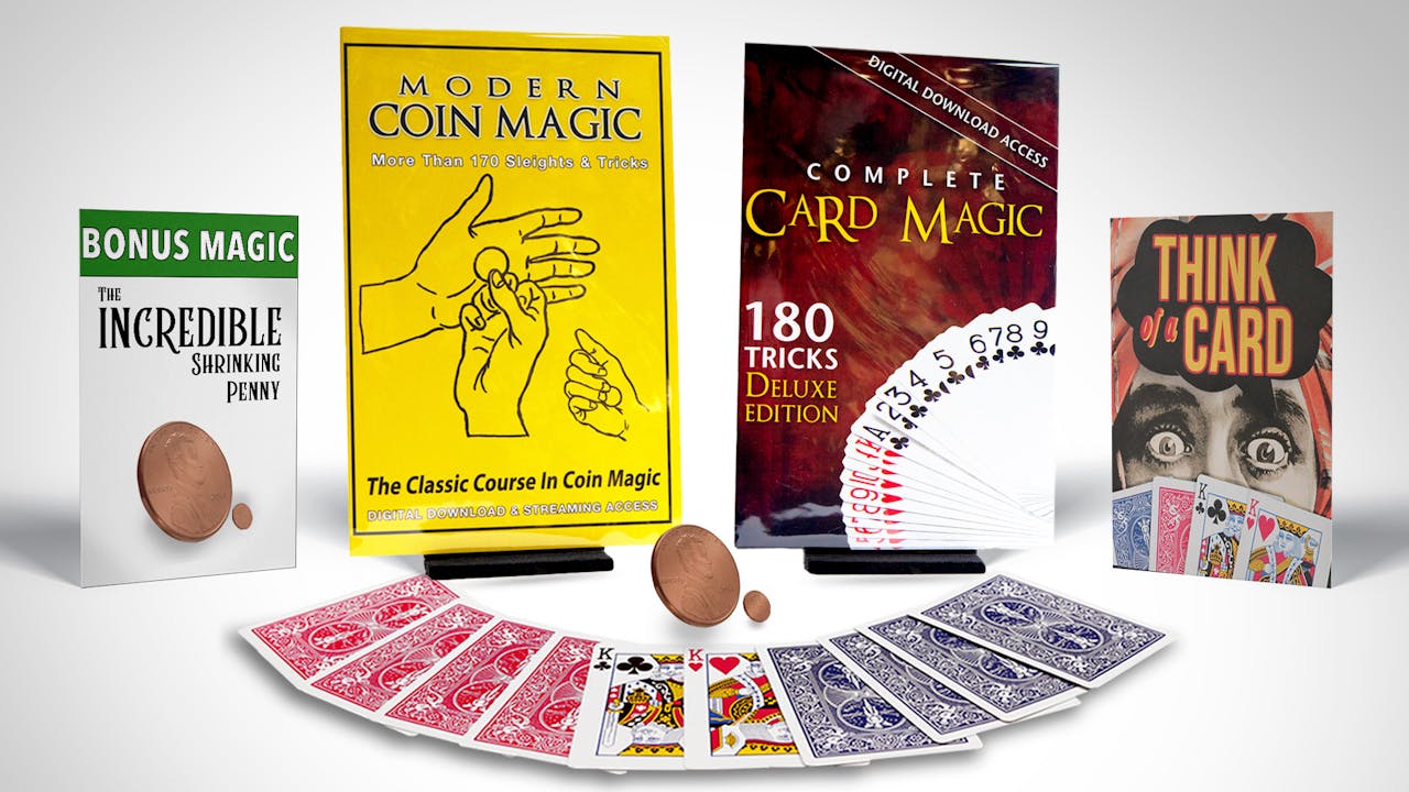 Complete Card Magic and Modern Coin Magic Combo