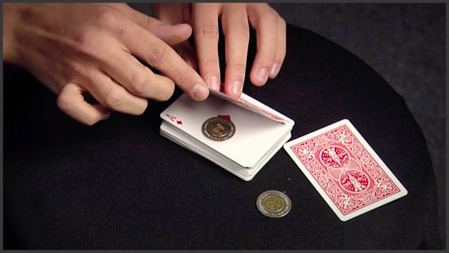 Coin Through Card