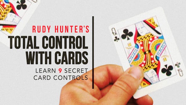 Rudy Hunter's Total Control with Cards Full Volume - Download
