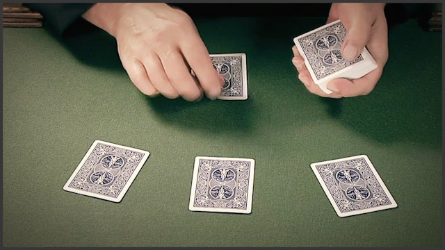 To Hold the Location of the Cut While Dealing