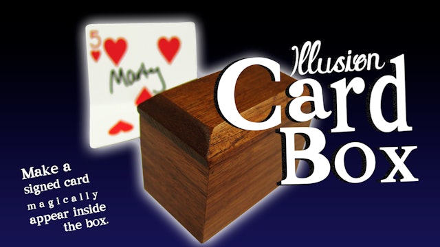 Learn the Illusion Card Box- Complete Collection on MasterMagicTricks.com