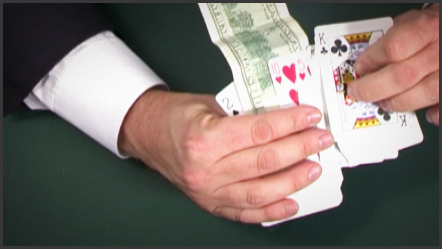 Gimmick Card Force With Money