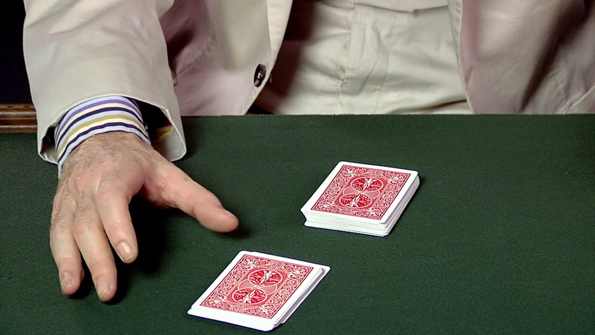 Moving Key Card Behind Back 