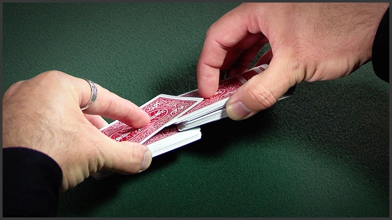 False Shuffle Zarrow Shuffle - False Shuffles - Master Magic Tricks