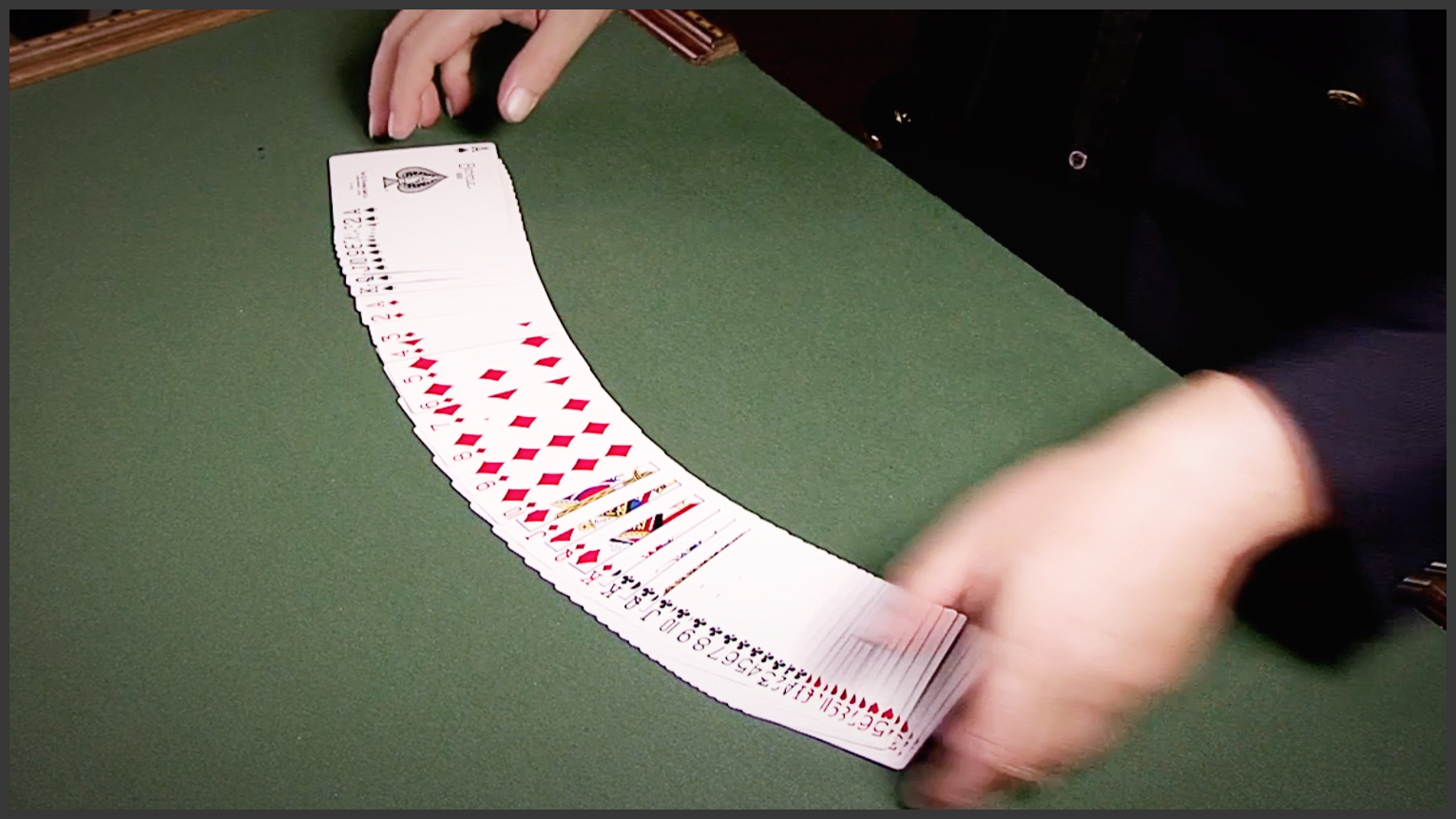 Blind Shuffles Retaining Order: First Method 