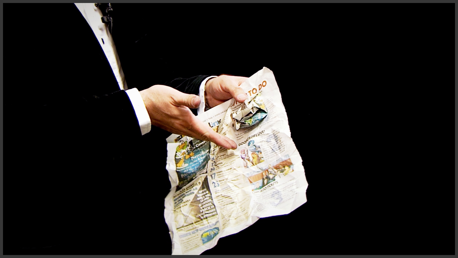 Torn & Restored Newspaper