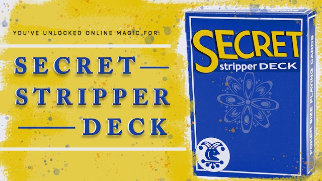 Learn the Adams Stripper Deck on MasterMagicTricks.com