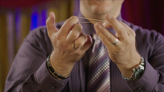 Broken and Restored Rubber Band