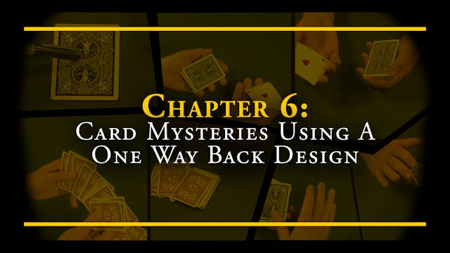 Chapter 6 - Card Mysteries Using a On...