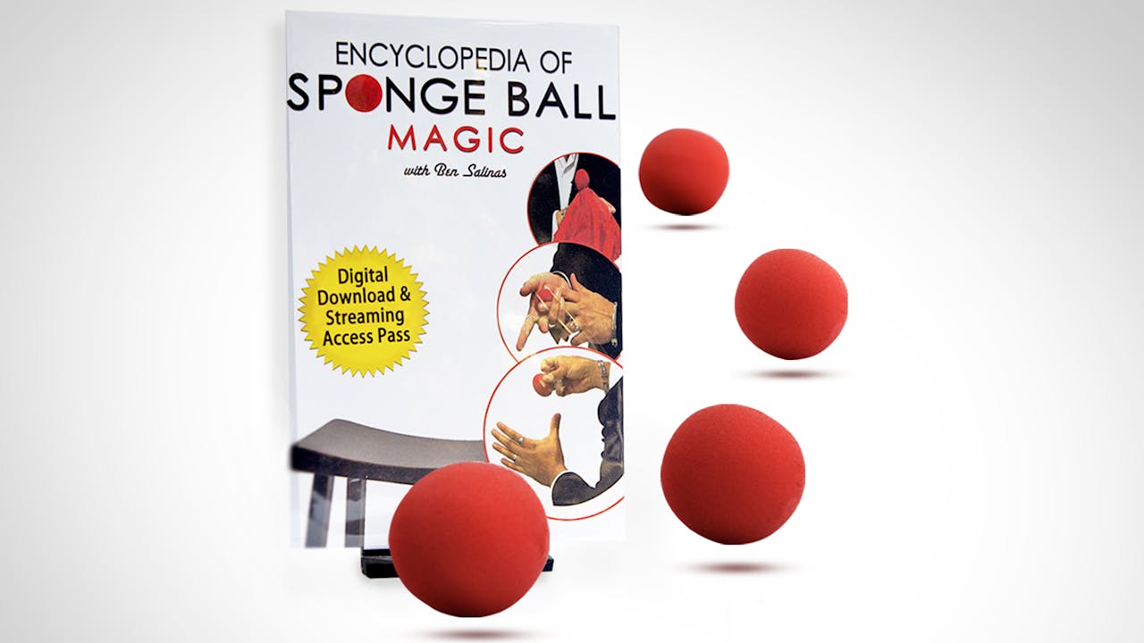Encyclopedia Of Sponge Balls with Ben Salinas - Master Magic Tricks by Magic  Makers