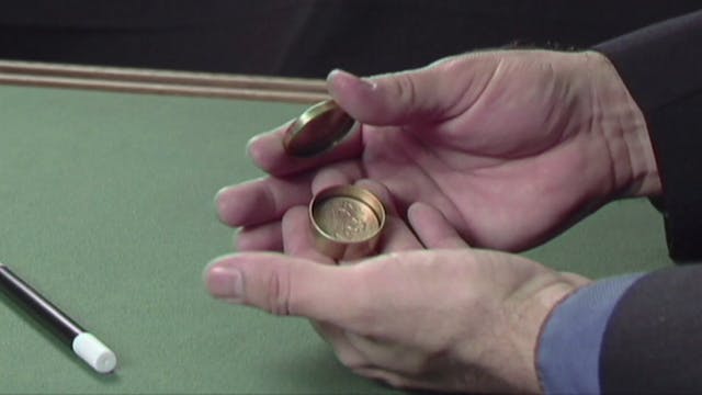 Coin Through Box and Hand 