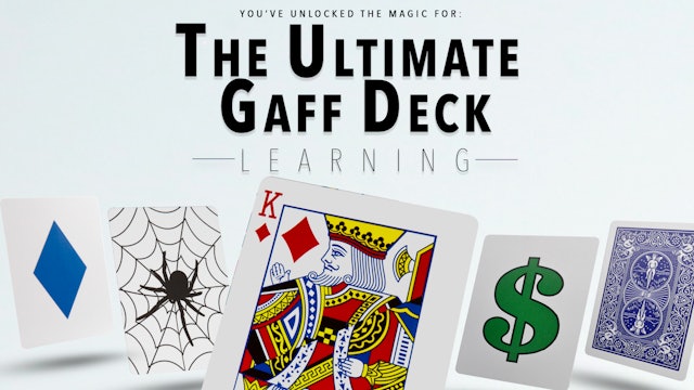 The Ultimate Gaff Deck - The Complete Course on MasterMagicTricks.com