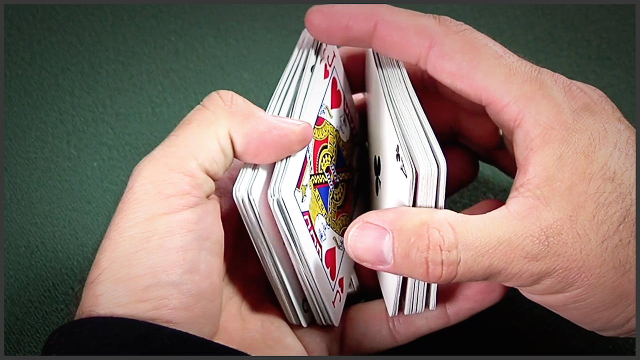 False Shuffle Overhand False Shuffle Performance - Master Magic Tricks