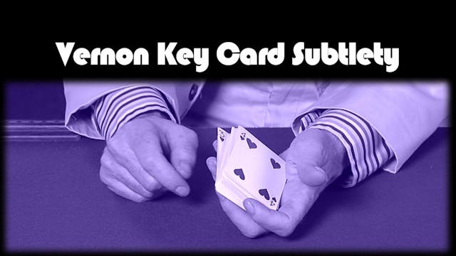 Vernon Key Card Subtlety