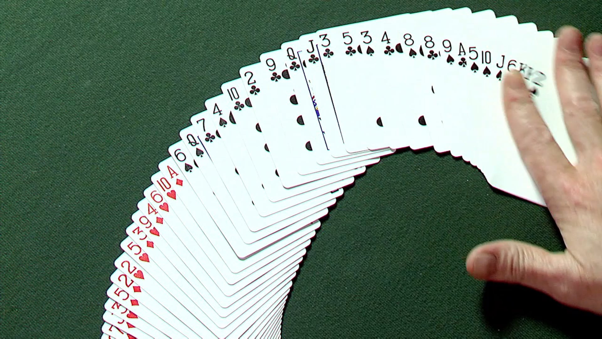 Push Through Riffle Shuffle 