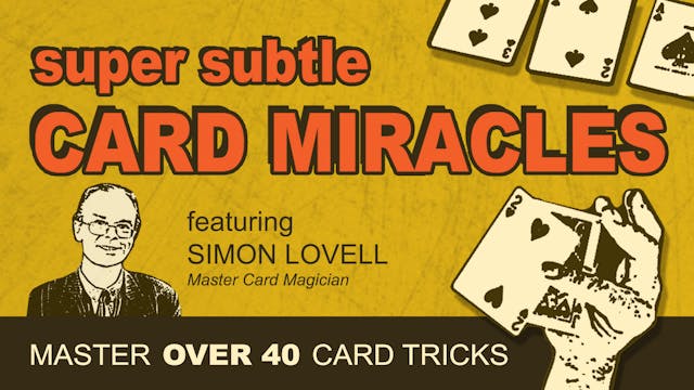 Super Subtle Card Magic Full Volume - Download