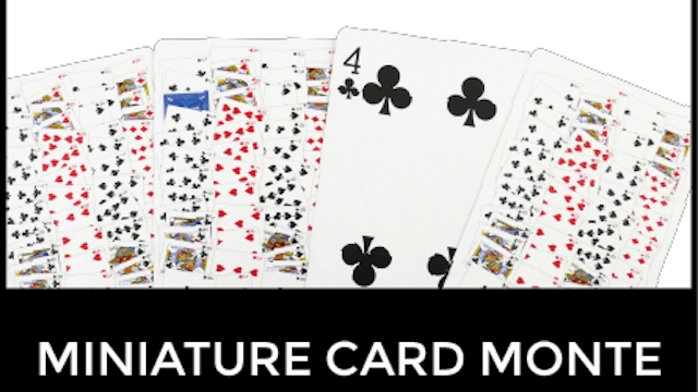 Miniature Card Monte